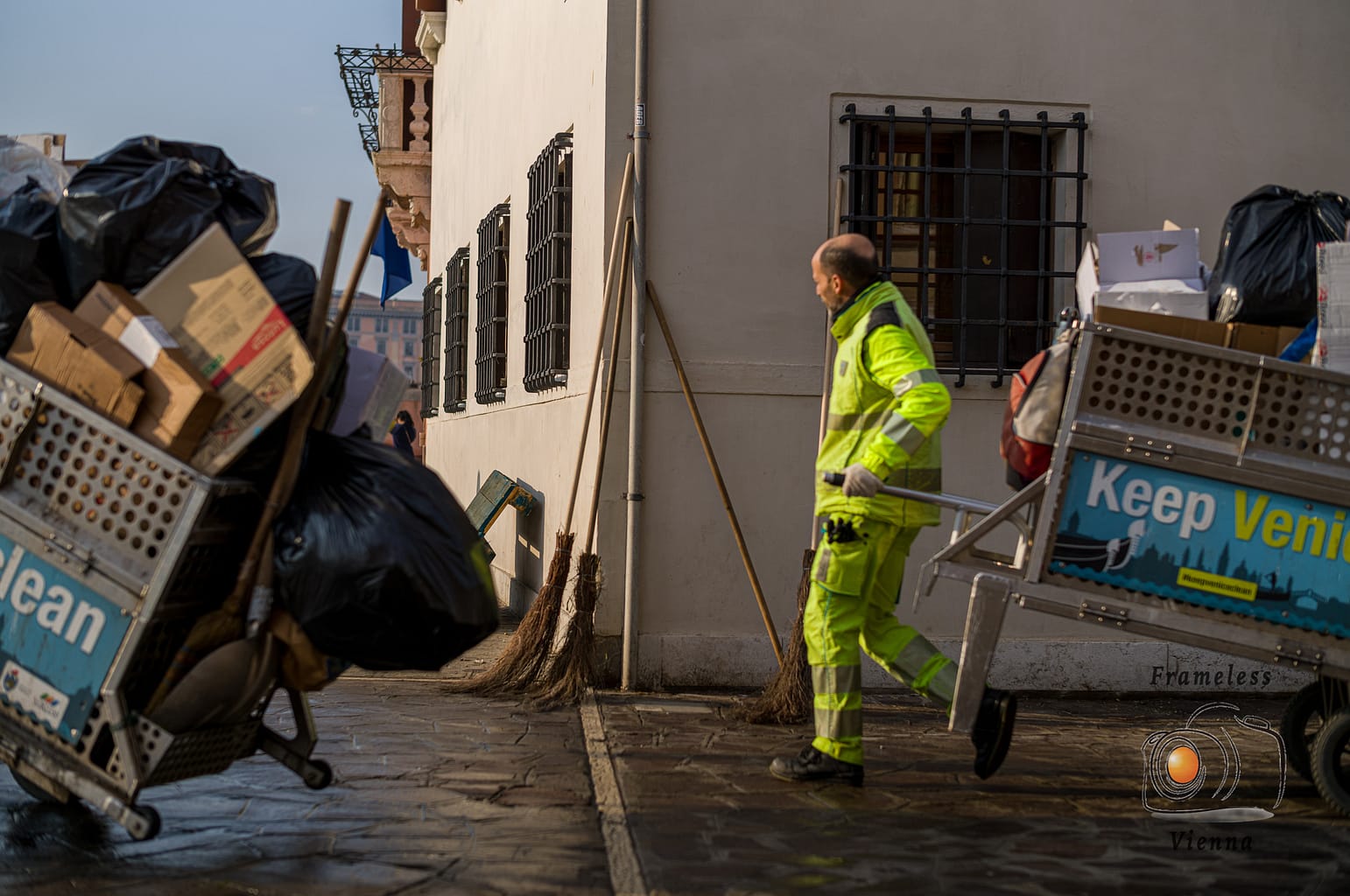 Müllentsorgung in Venedig